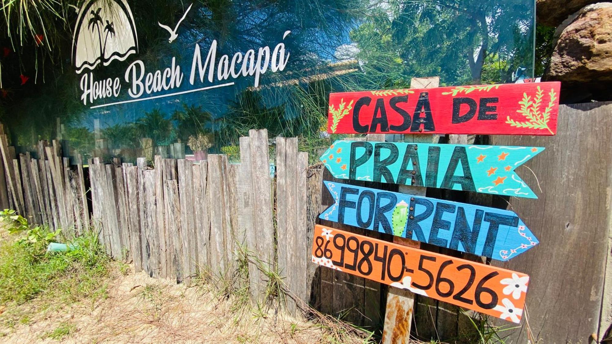 House Beach Macapa - Praia De Macapa Exteriör bild