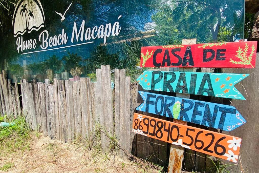 House Beach Macapa - Praia De Macapa Exteriör bild